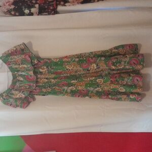 ZOEY & LEELO Ruffle Prairie Dress Sz Large